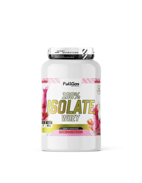 100% Isolate Whey (Aislado) - Batido de fresa - 900g