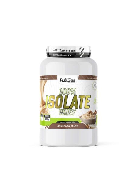 100% Isolate Whey (Aislado) - Arroz con leche - 900g