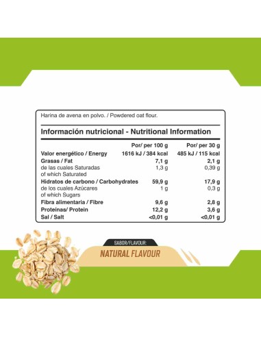 Gruau de farine au sol - Naturel - 1,5 kg
