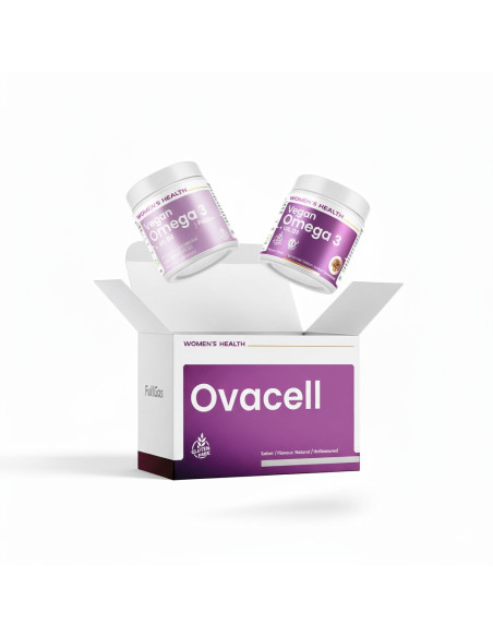 Compra Ovacell Plus (Suplemento para SOP) con Omega 3 vegano sabor Leche Merengada
