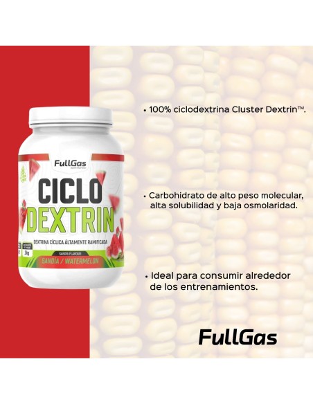 Ciclodextrina (Cluster Dextrin™) - Sandía - 1kg
