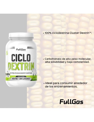 Cyclodextrine (Cluster Dextrin ™) - Neutre (sans péché) - 1 kg