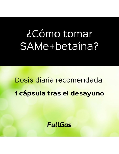 SAMe + Betaína - 60 cápsulas