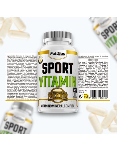 Sport Vitamin (Multivitamínico-multimineral) - 60 cápsulas