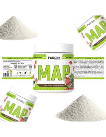 MAP (Aminoácidos Esenciales en polvo) - Sandía - 300g