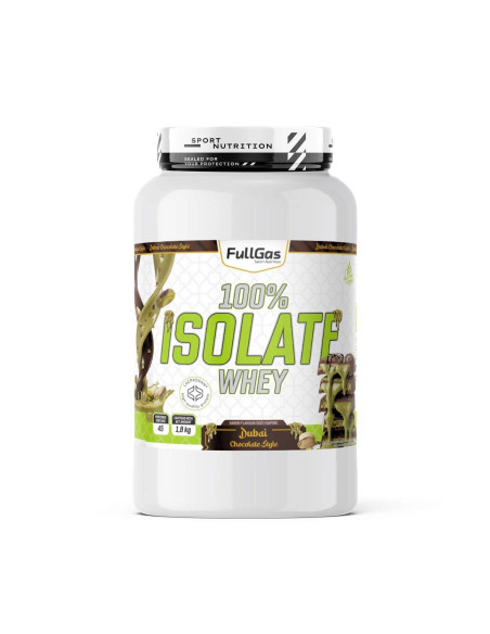 100% Isolate Whey (Aislado) - Dubai Chocolate - 1,8kg