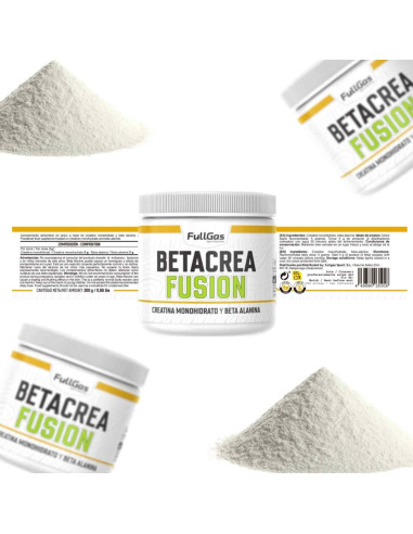 BetaCrea Fusion (Beta-Alanina + Creatina Monohidrato) - Polvo - 300g