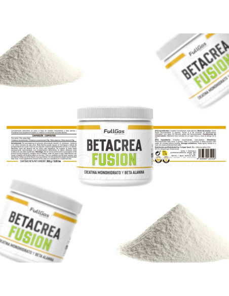BetaCrea Fusion (Beta-Alanina + Creatina Monohidrato) - Polvo - 300g