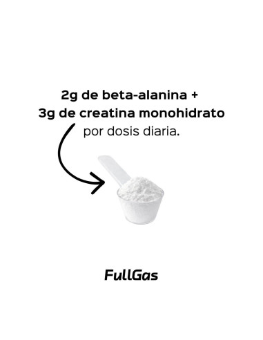 BetaCrea Fusion (Beta-Alanina + Creatina Monohidrato) - Polvo - 300g