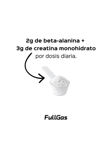 BetaCrea Fusion (Beta-Alanina + Creatina Monohidrato) - Polvo - 300g