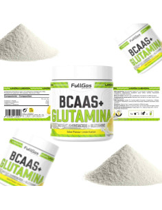 BCAAs (Aminoácidos Ramificados 2:1:1) + Glutamina (Kyowa®) - Limón - 500g 2