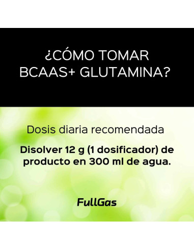 BCAAs (Aminoácidos Ramificados 2:1:1) + Glutamina (Kyowa®) - Limón - 500g
