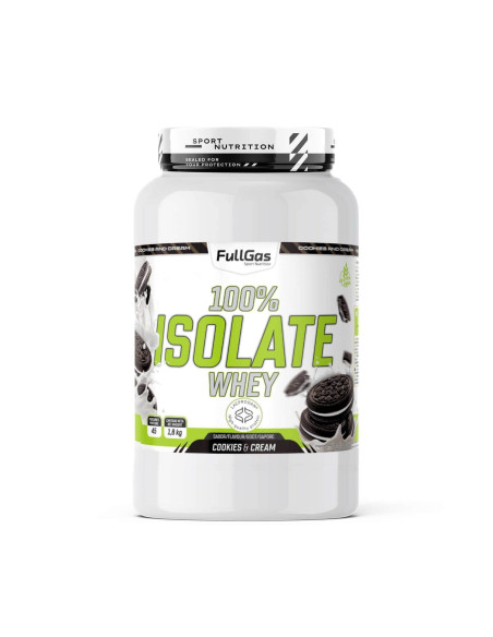 100% Isolat de lactosérum (isolé) - Cookies & Crème - 1,8 kg