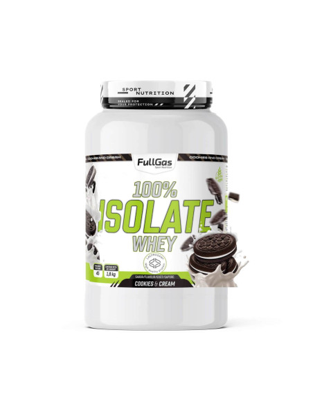 100% Isolate Whey (Aislado) - Cookies & Cream - 1,8kg