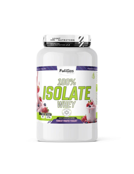 100% Isolate Whey (Aislado) - Yogur Frutas del Bosque - 1,8kg
