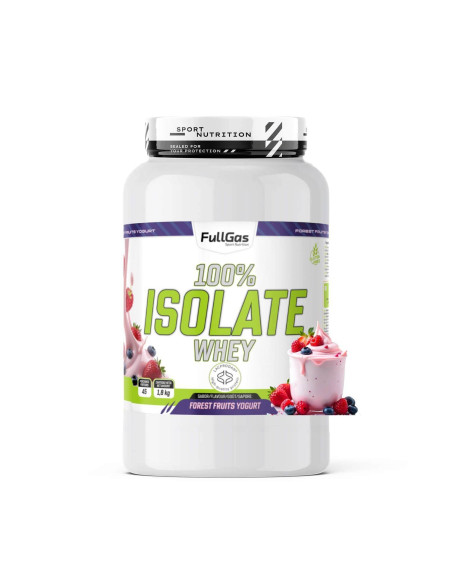 100% Isolate Whey (Aislado) - Yogur Frutas del Bosque - 1,8kg