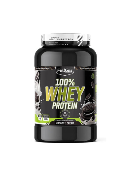100% Whey Protein (Concentrado) - Cookies & Cream - 1,8kg