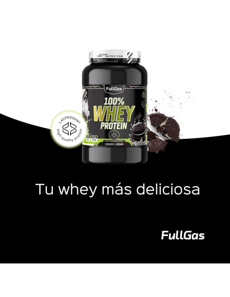 100% Whey Protein (Concentrado) - Cookies & Cream - 1,8kg