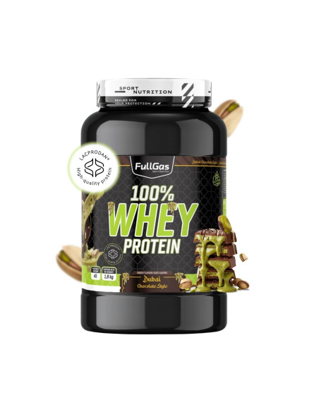 100% Whey Protein (Concentrado) - Dubai Chocolate - 1,8kg