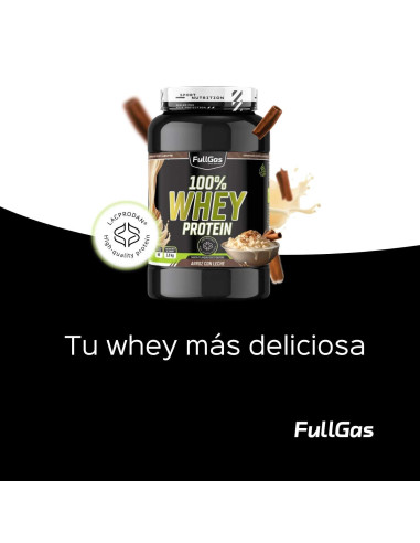100% Whey Protein (Concentrado) - Arroz con leche - 1,8kg