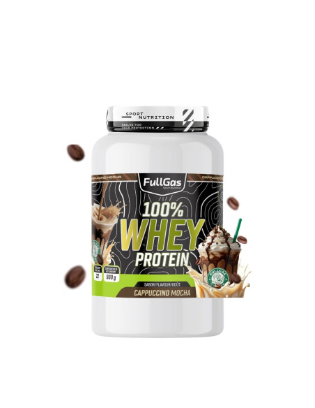 100% De protéines de lactosérum (concentré) - Cappuccino moka - 900g