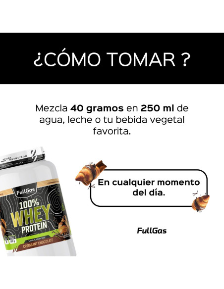 100% Protéine de lactosérum (concentré) - Chocolat croissant - 900g