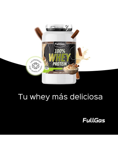 100% Whey Protein (Concentrado) - Arroz con leche - 900g