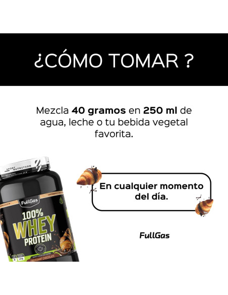 100% Whey Protein (Concentrado) - Croissant Chocolate - 1,8kg