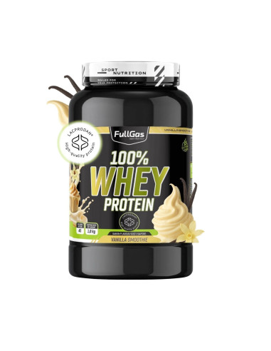 100% De protéines de lactosérum (concentré) - Smoothie à la vanille - 1.8kg