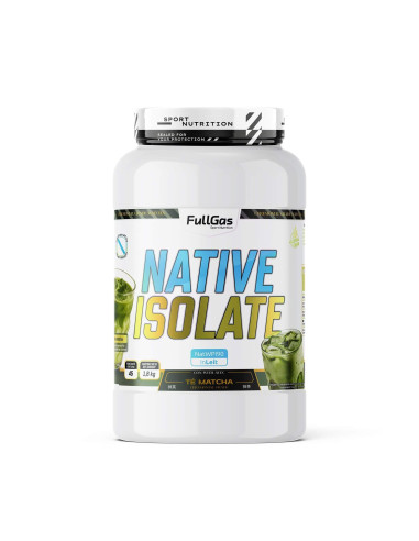 Native Isolate (Whey Nativa) - Sin Edulcorante - Té Matcha - 1,8kg