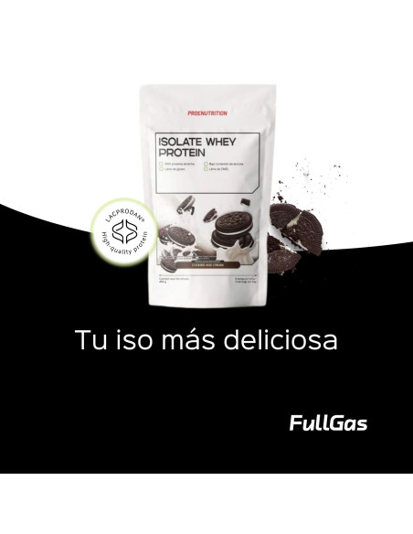 100% Isolate Whey (Aislado) - Cookies & Cream - 454g