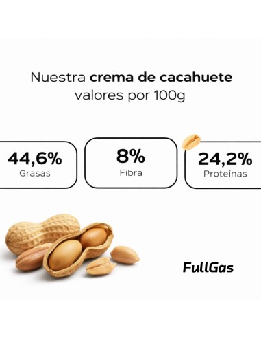 Crema de Cacahuete suave - 100% Pura - 450g