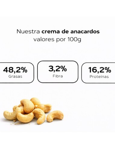 Crème de noix de cajou écologique - 100% Pure - 250g