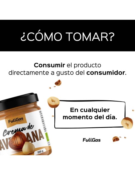 Crema de Avellana ecológica - 100% Pura - 250g