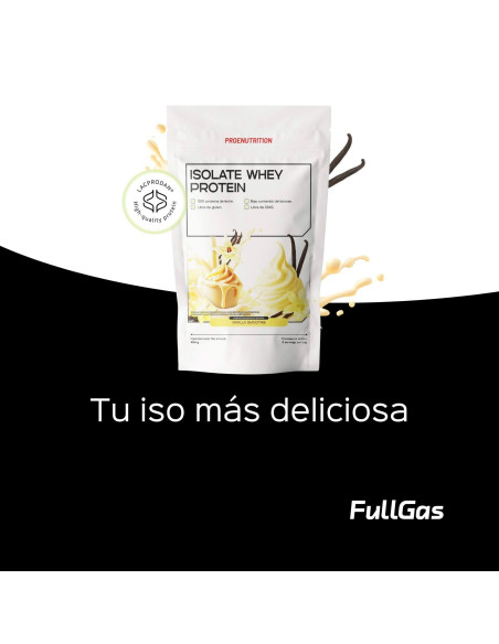 100% Isolat de lactosérum (isolé) - Vanilla Smoothie - 454g