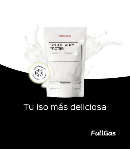 100% Isoler de lactosérum (isolé) - Neutre / Naturel - 454g