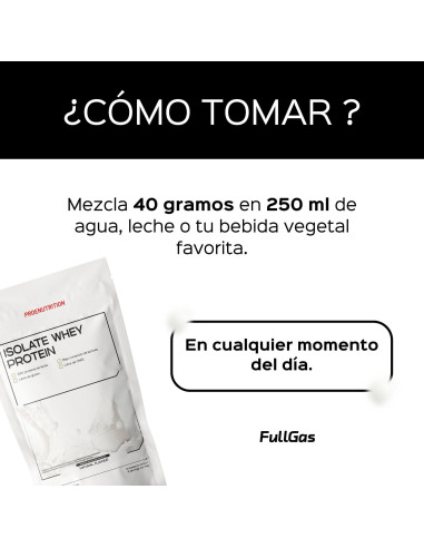 100% Isoler de lactosérum (isolé) - Neutre / Naturel - 454g