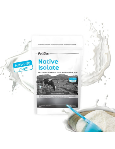 Native Isolate (Whey Nativa) - Sin Edulcorante - Natural - 454g