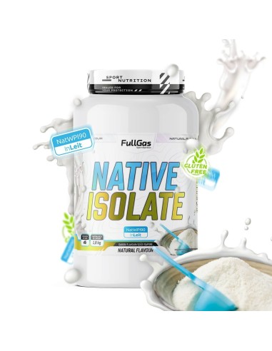 Native Isolate (Whey Nativa) - Sin Edulcorante - Natural - 1,8kg