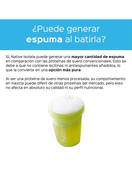 Native Isolate (Whey Nativa) - Sin Edulcorante - Natural - 1,8kg