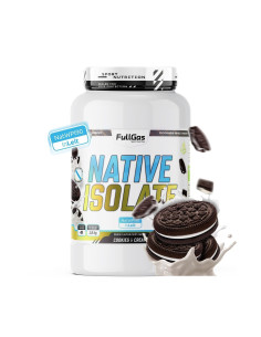 Native Isolate (Whey Nativa) - Con Edulcorante - Cookies & cream - 1,8kg 2