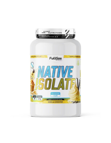 Native Isolate (Whey Nativa) - Con Edulcorante - Vainilla smoothie - 1,8kg