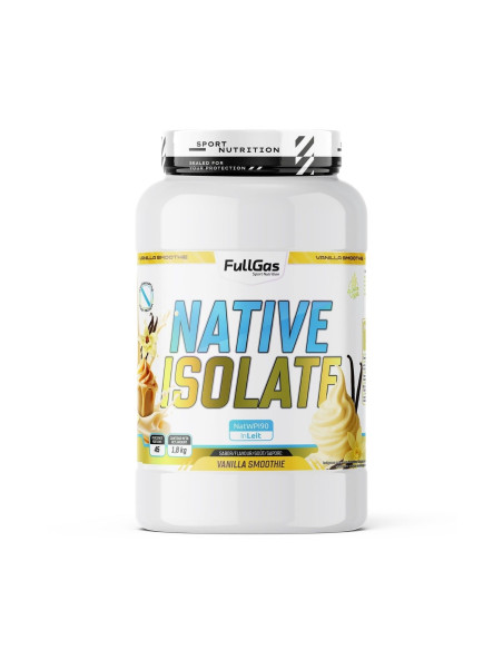 Native Isolate (Whey Nativa) - Con Edulcorante - Vainilla smoothie - 1,8kg