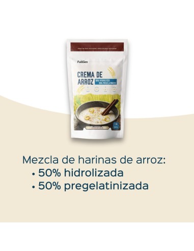Crema de Arroz (Hidrolizada-Pregelatinizada) - Arroz con leche - 1kg