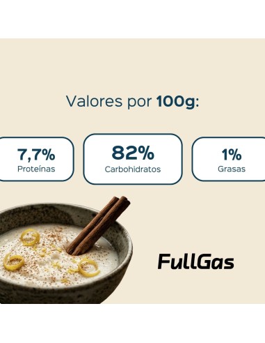Crema de Arroz (Hidrolizada-Pregelatinizada) - Arroz con leche - 1kg