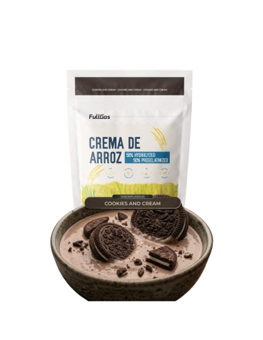 Crema de Arroz (Hidrolizada-Pregelatinizada) - Cookies & cream - 1kg