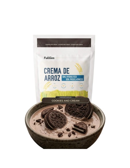 Crema de Arroz (Hidrolizada-Pregelatinizada) - Cookies & cream - 1kg