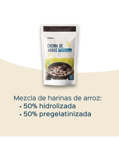 Crema de Arroz (Hidrolizada-Pregelatinizada) - Doble chocolate - 1kg