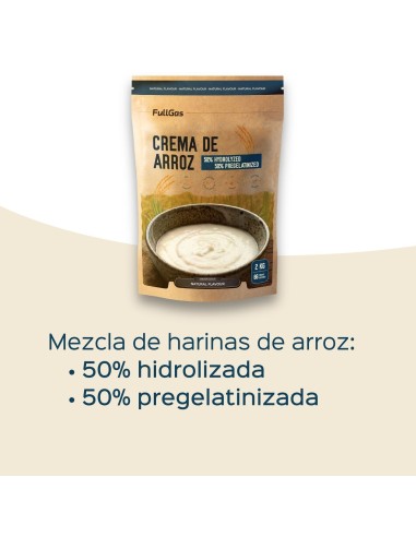 Crème de riz (hydrolysée-Pregélatinisée) - Naturel - 2kg