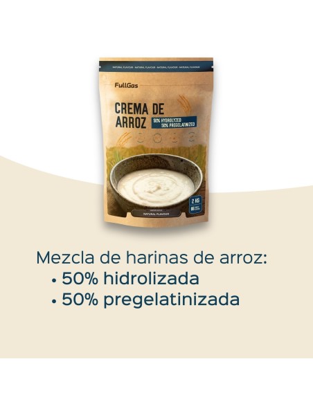 Crème de riz (hydrolysée-Pregélatinisée) - Naturel - 2kg